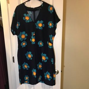 Banana Republic navy floral dress - MOVING SALE: ALL DRESSES $10 & 20% off 2+